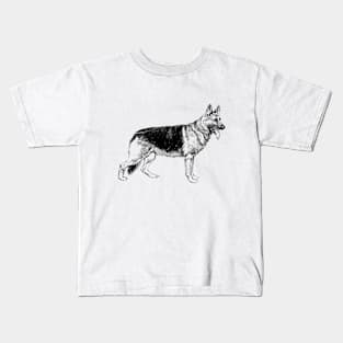 German Shepherd Kids T-Shirt